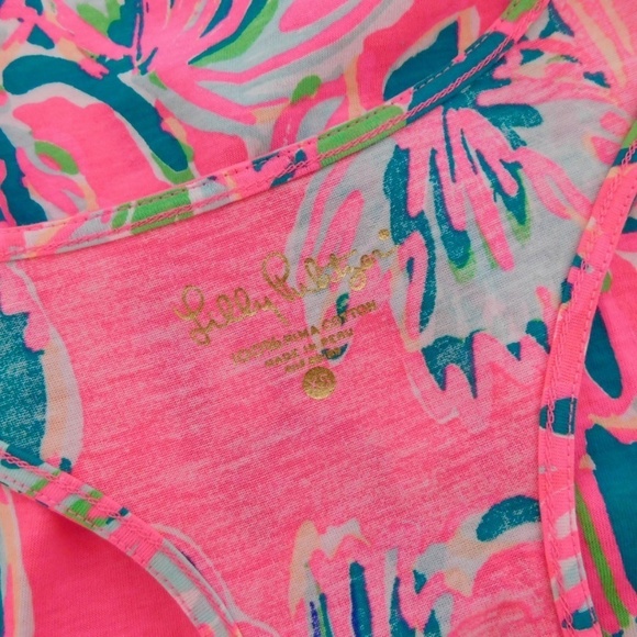 LILLY PULITZER Toucan Can Monterey Tank Top Dragonfruit Pink Summer X-Small - Picture 11 of 14